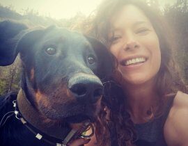 Manuela Hauser Selfie mit Hund